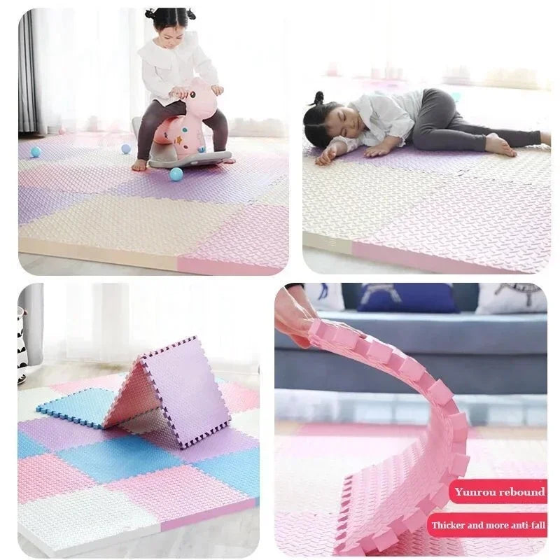 Baby Puzzle Floor Play Mat – EVA Foam, 8-16 Piece Kids Carpet, Educational Toy, 30x1cm Tiles