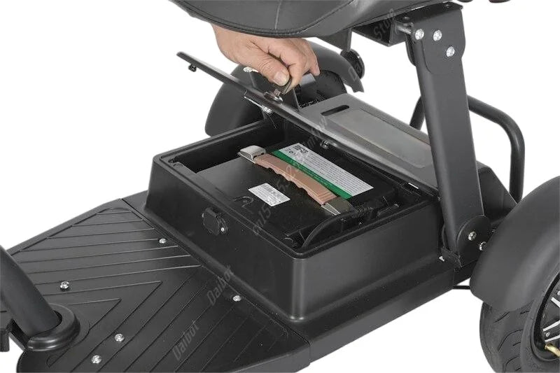 3-Wheel Folding Mobility Scooter for Seniors with Seat