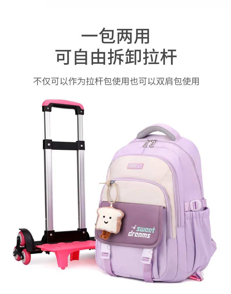 Trolley School Backpack – Two- & Six-Wheel Options