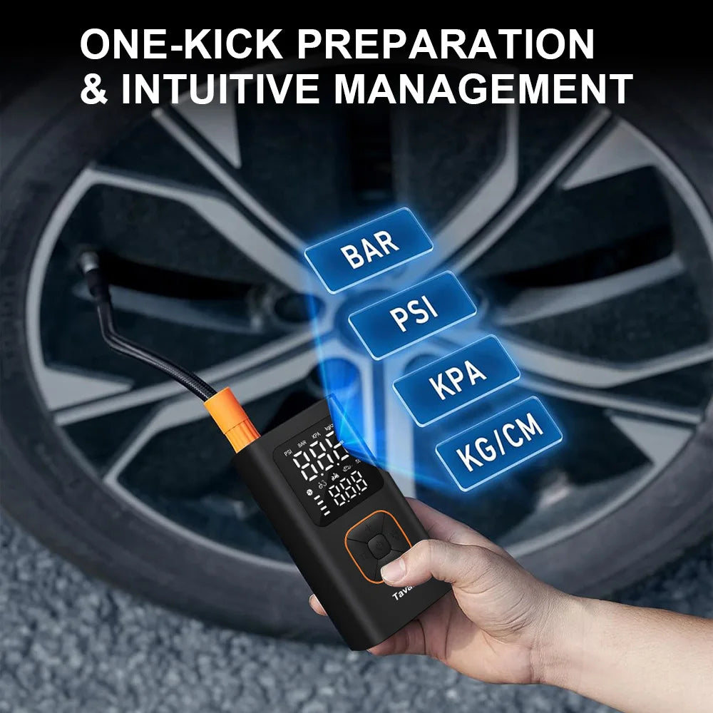Portable Tire Inflator with Digital Gauge, 150 PSI