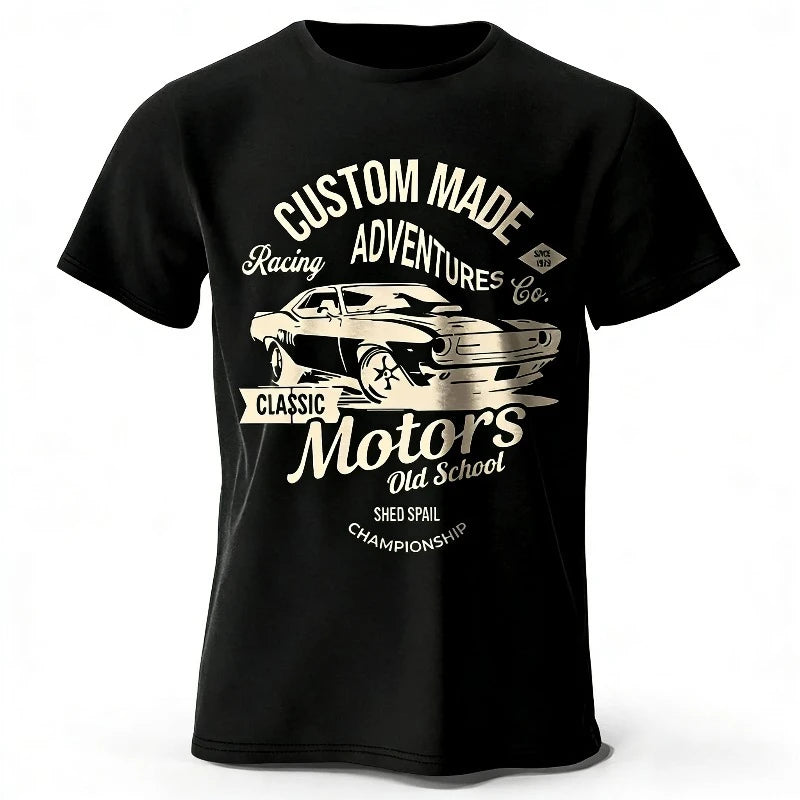 Men's 100% Cotton Oversized T-Shirt — Relaxed Fit Essential Tee