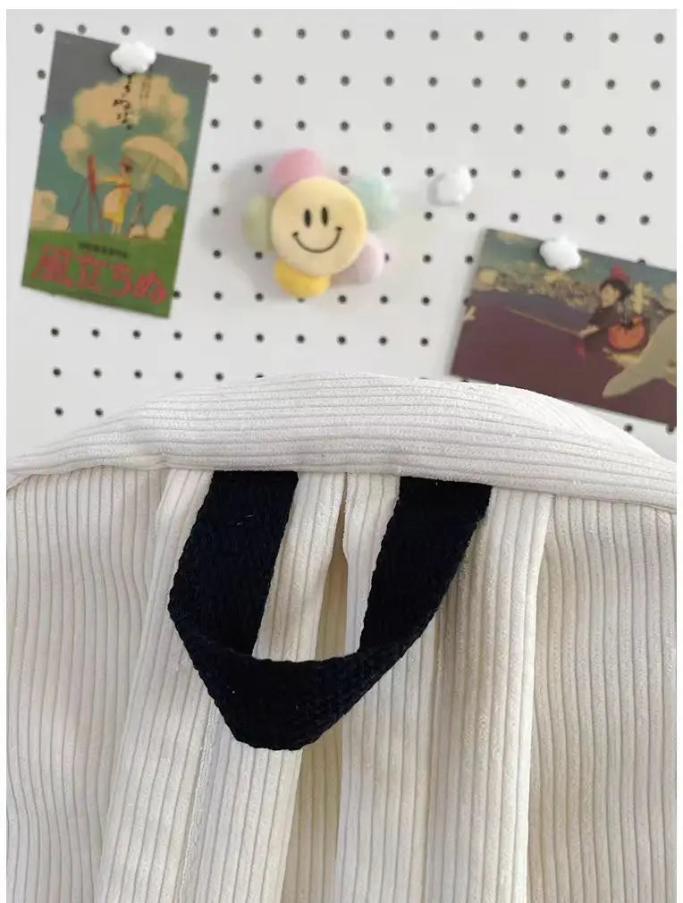 Corduroy Backpack – Girls School & Everyday Book Bag