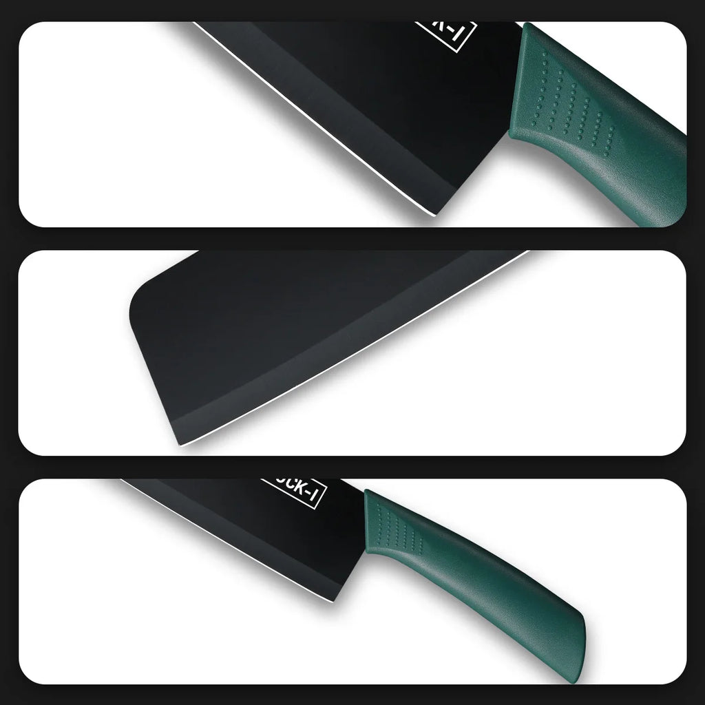Kitchen Knife Set with Covers – Utility, Chef & Fruit Knife for Cutting Meat, Vegetables & More