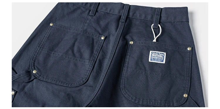 Double Knee Canvas Work Pants – Men's Heavyweight Cotton Carpenter Pants