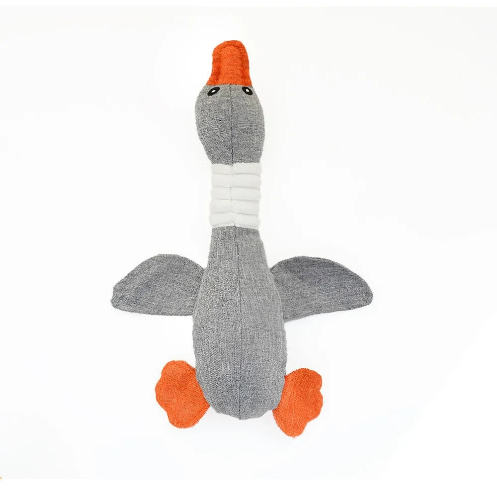 Geese Squeaky Chew Toy for Dogs & Cats
