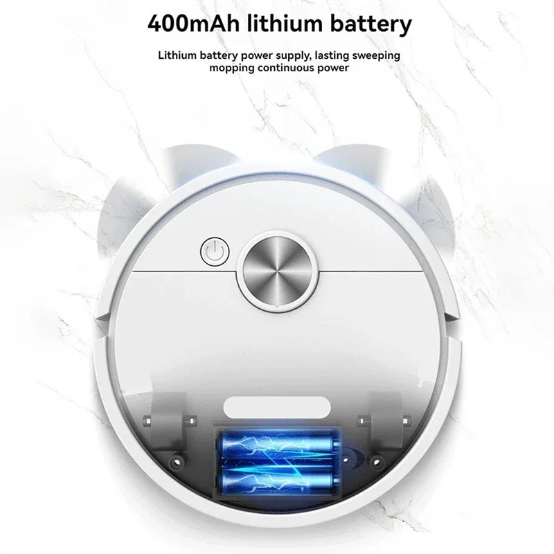 Smart Mini Robot Vacuum Cleaner – Fully Automatic Mopping, Suction & Sweeping Integrated