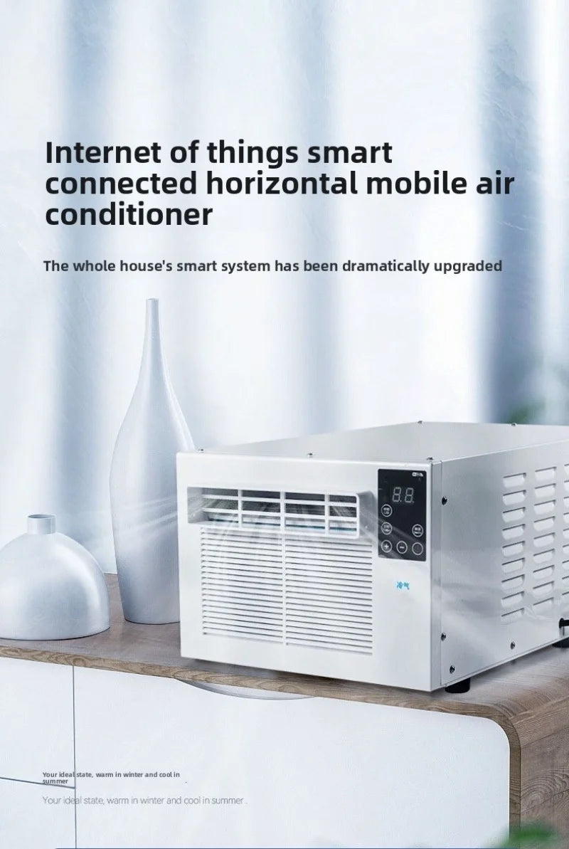 Portable Air Conditioner with R290 Refrigerant — Real Compressor Mini Window AC with Fast Cooling & Remote Control