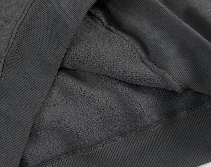 Men's Heavy Cotton Hoodie Sweatshirt — Premium Heavyweight Pullover
