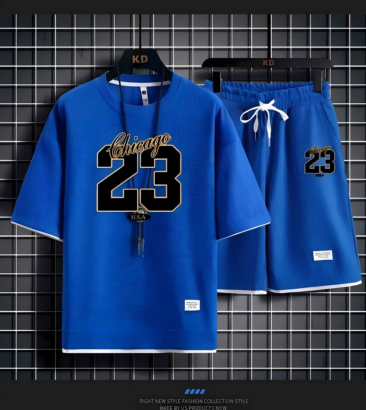 Men's 3D Digital Print Street Fashion Casual T-Shirt & Shorts Set – Breathable Summer 2-Piece