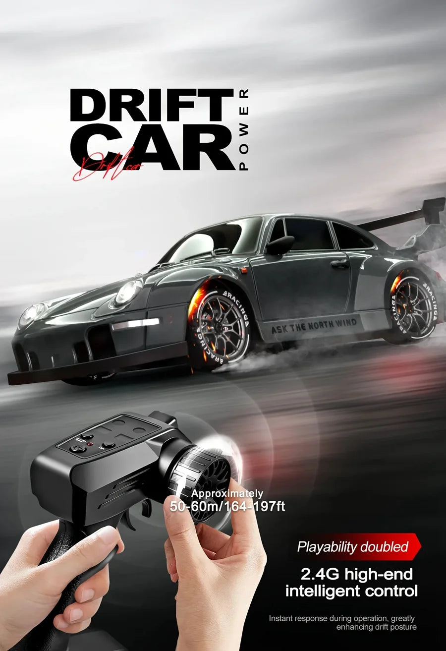 1:24 Scale 4WD RC Drift Car – High Speed Mini Remote Control Racing Car 2.4G