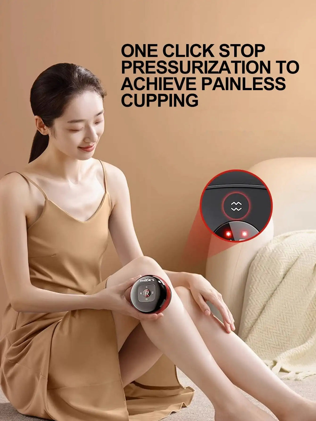 Electric Vacuum Cupping & Scraping Massage Device – Heated Suction Cup Body Treatment
