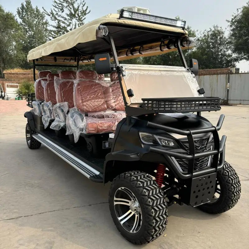 Street Legal 4-Seater Electric Golf Cart — 72V Lithium Battery, 5kW AC Motor