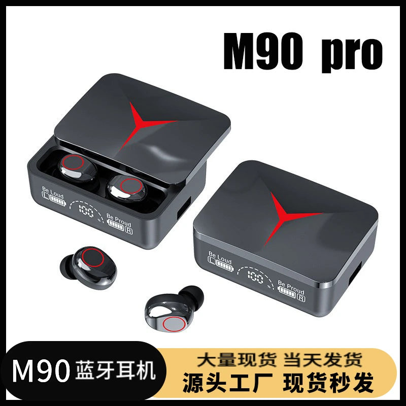 M90 Wireless TWS Bluetooth Earbuds — HIFI Gaming Headset with Mic