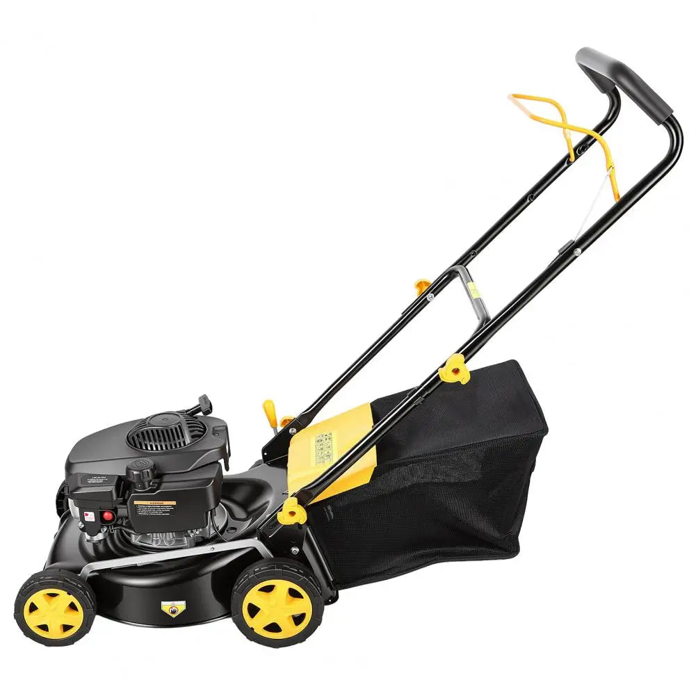 16-Inch Gas Lawn Mower | 4-Stroke Air-Cooled Engine, 3-in-1 Self-Propelled, 45L Grass Tank, 8-Position Height Adjustment