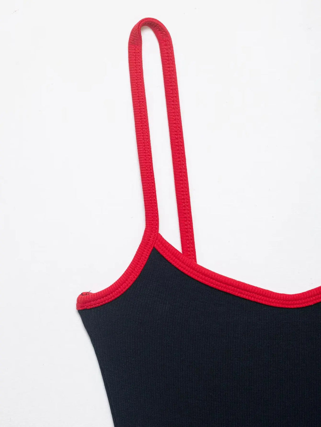 Women's Color-Blocked Strap Jumpsuit – Round Neck Cotton Blend Casual Romper 2026