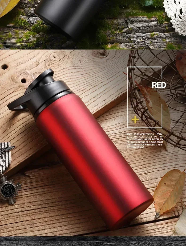 Stainless Steel Bicycle Water Bottle – Portable Outdoor Sports & Travel Kettle, BPA-Free, 700ml