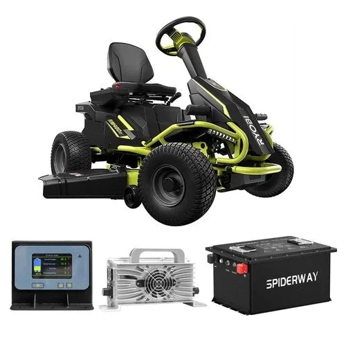 48V 105Ah LiFePO4 Battery for Ryobi Riding Lawn Mower – 6000+ Cycles, IP67, 12-Year Warranty
