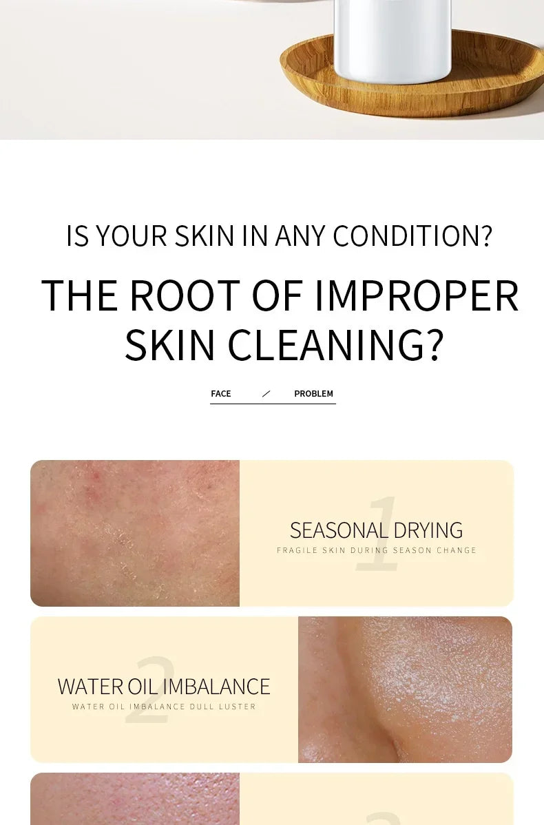 BIOAQUA Rice Cleanser Oil Control Moisturizing Foam
