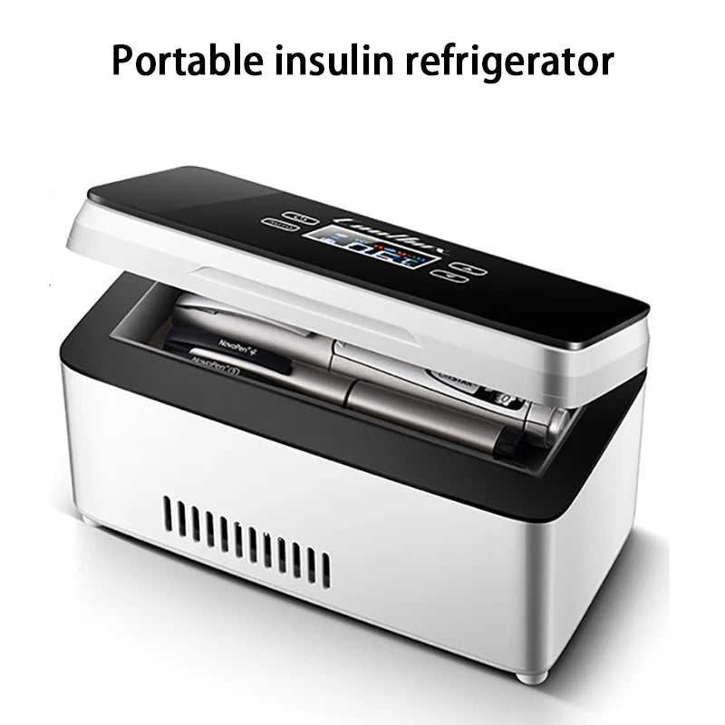 10400mAh Portable Insulin Refrigerator – USB Rechargeable Mini Cold Box with Constant Temperature Cooler Bag