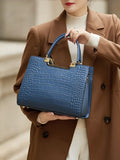 Genuine Cow Leather Tote Shoulder Bag – Handmade Luxury Handbag for Women