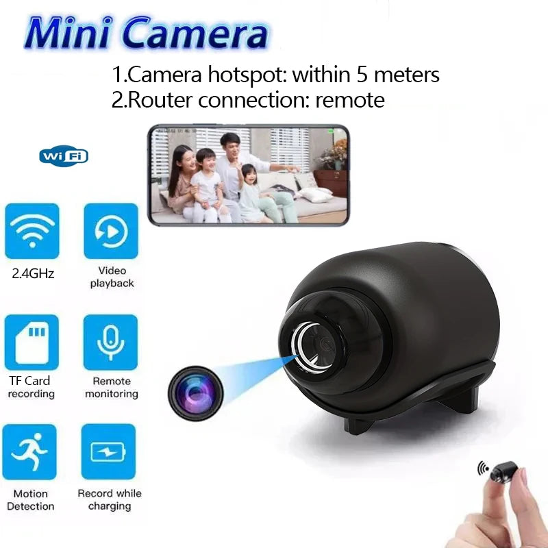 Watch Over What Matters — X5 Mini WiFi Surveillance Camera | 1080P Full HD, Night Vision, Motion Detection, Wireless, Lightweight