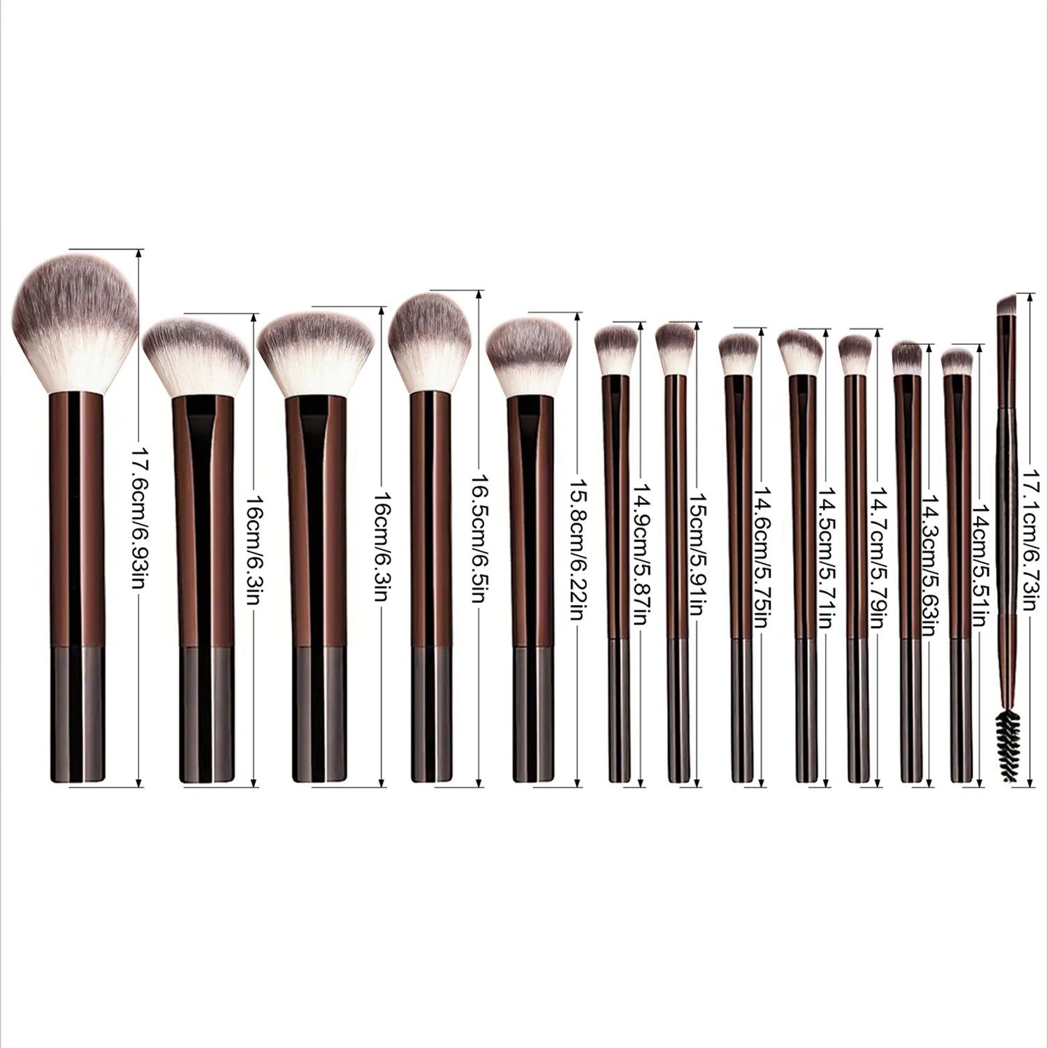 13-Piece Makeup Brush Set — Foundation, Concealer & Eyeshadow