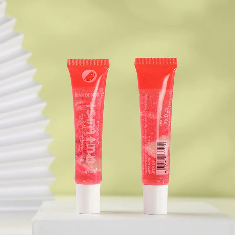 6-Piece Fruity Lip Gloss Set — Hydrating Glossy Clear Lip Gel
