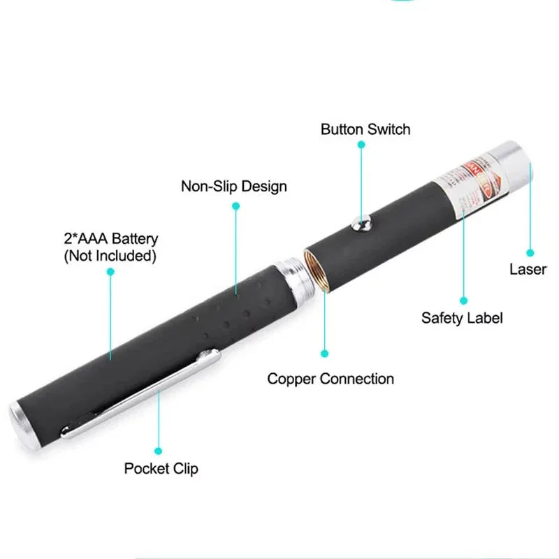 Pet Laser Pointer & LED Flashlight – Interactive Cat Toy for Kittens