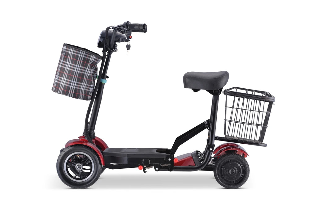 Heavy-Duty 4-Wheel Mobility Scooter, Foldable