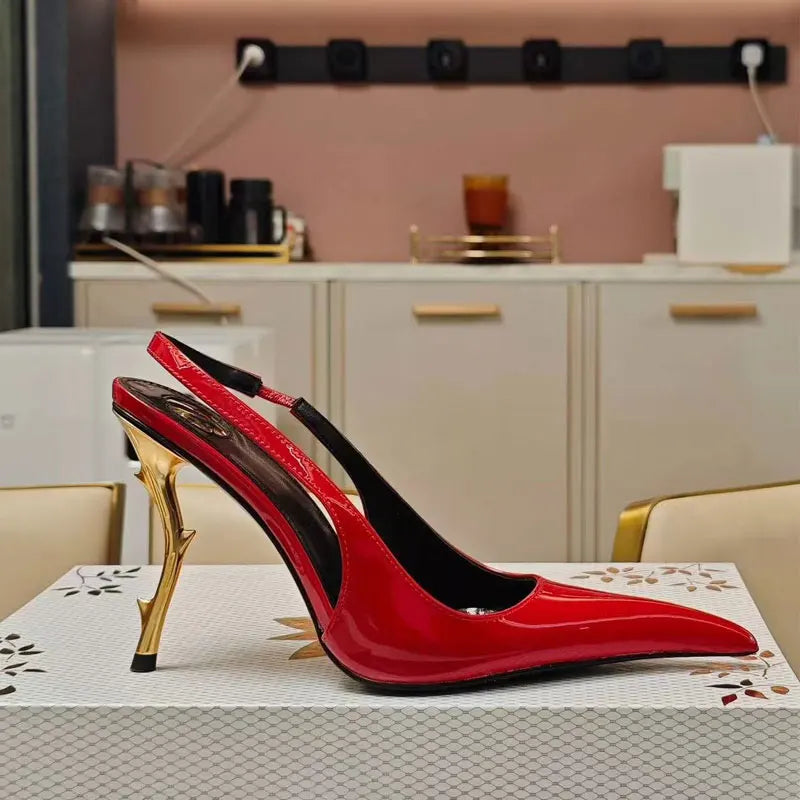 Women's Stiletto Pointed Toe Party Sandals — Sizes 34-48