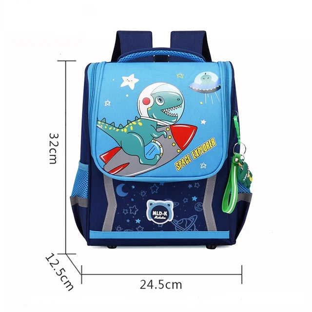 Unicorn School Backpack – Kids Canvas Bag & Size Options