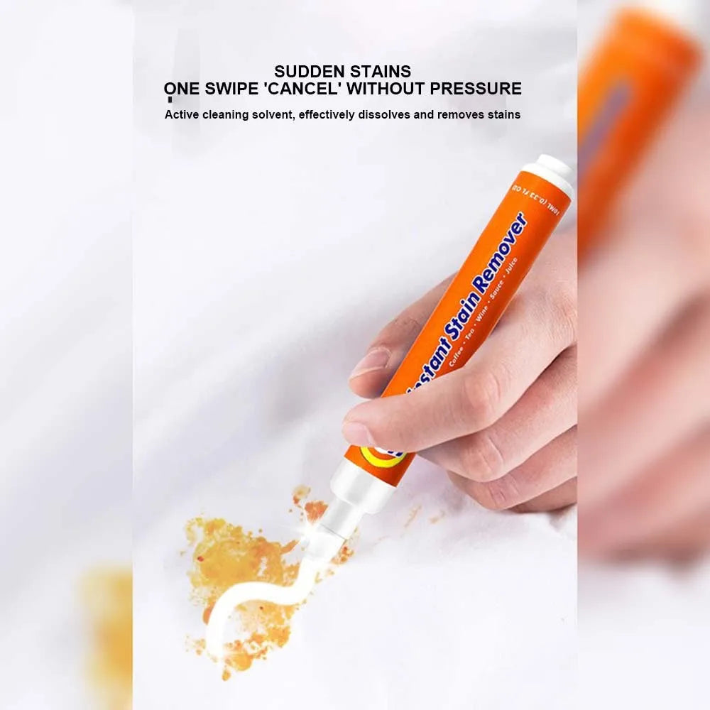 Stain Emergency? Handled. — Portable Stain Remover Pen | 10ml, Water-Free, Instant Oil Removal, All Fabrics, 1/3/6 Pack