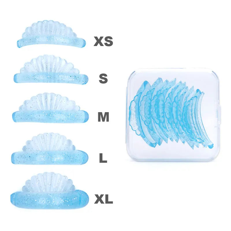 5-Pair Silicone Lash Lifting Perm Rods Set