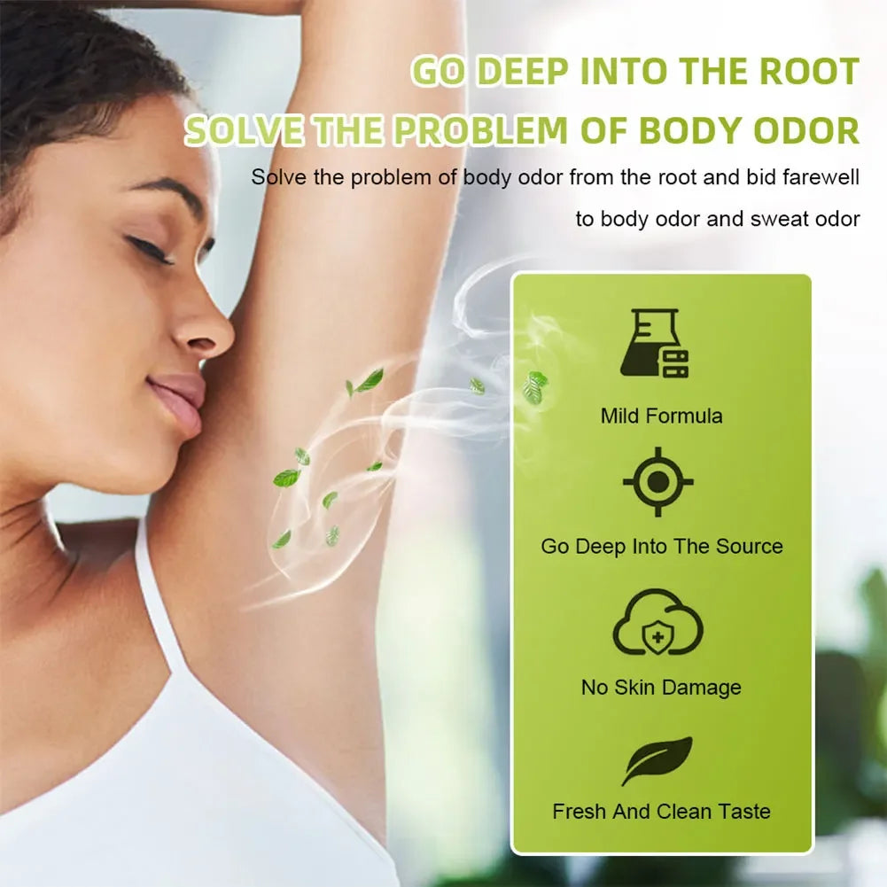 Underarm Odor Control Deodorant Cream 10g – Natural Plant Extract for Men & Women