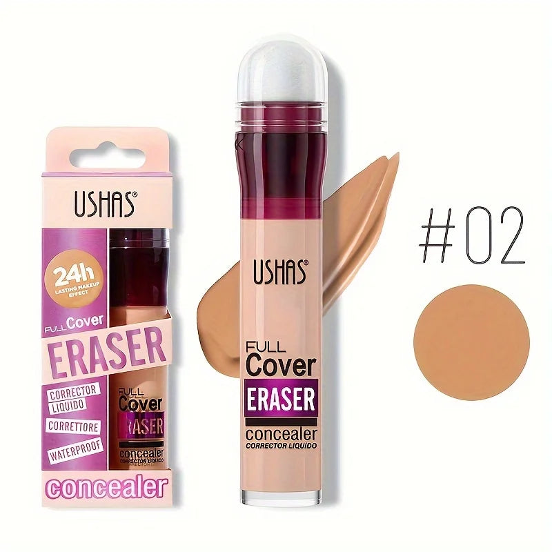 Sponge Tip Concealer & Liquid Foundation — Full Coverage for All Skin Types
