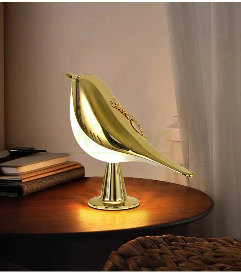 Bird Touch Lamp – Dimmable Tricolor Lighting