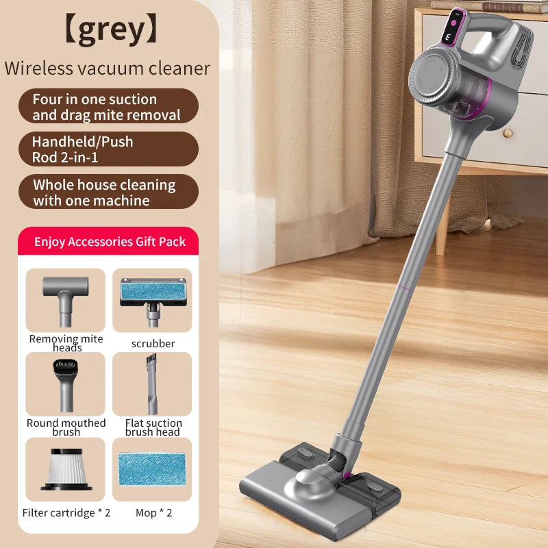 Cordless Vacuum Cleaner 15000Pa — 2-in-1 Stick & Handheld, Lightweight for Carpet, Hardwood Floor, Pet Hair & Car