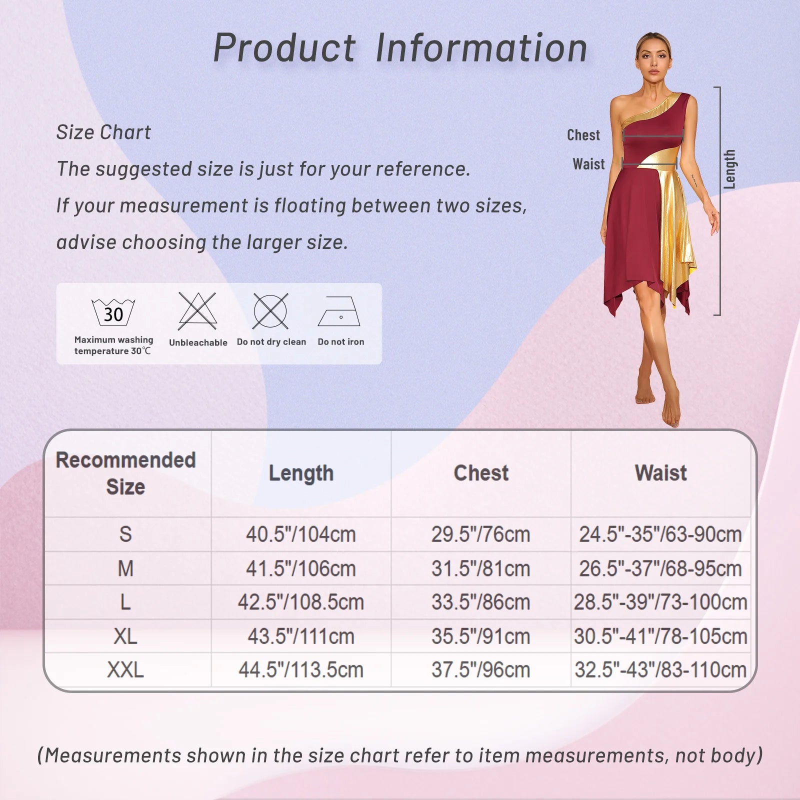 One Shoulder Irregular Hem Dance Performance Dress — Lyrical Worship Dancewear Costume