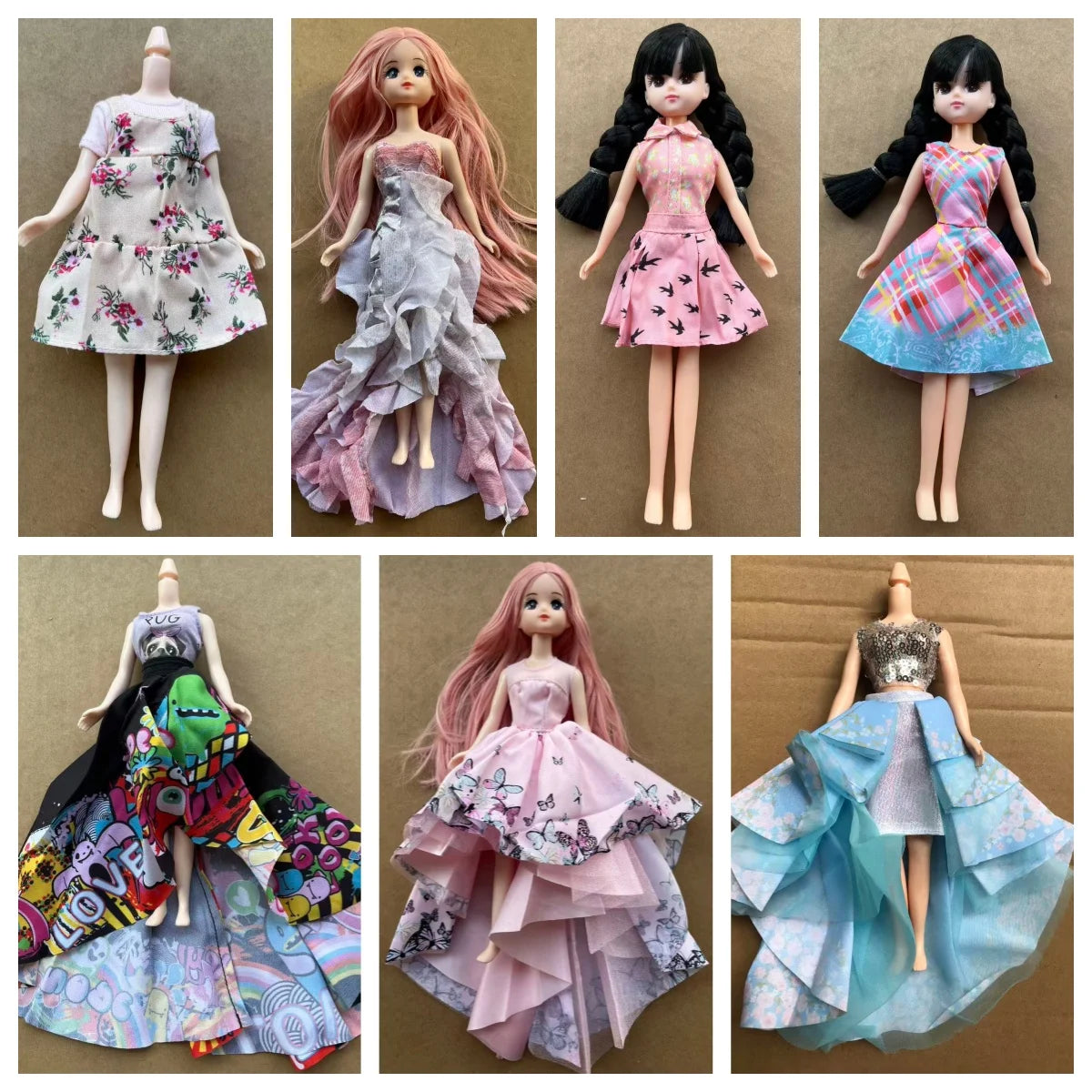 1/6 Scale Luxury Doll Dress — Fashion Clothes for Blythe, Jenny & Licca Dolls