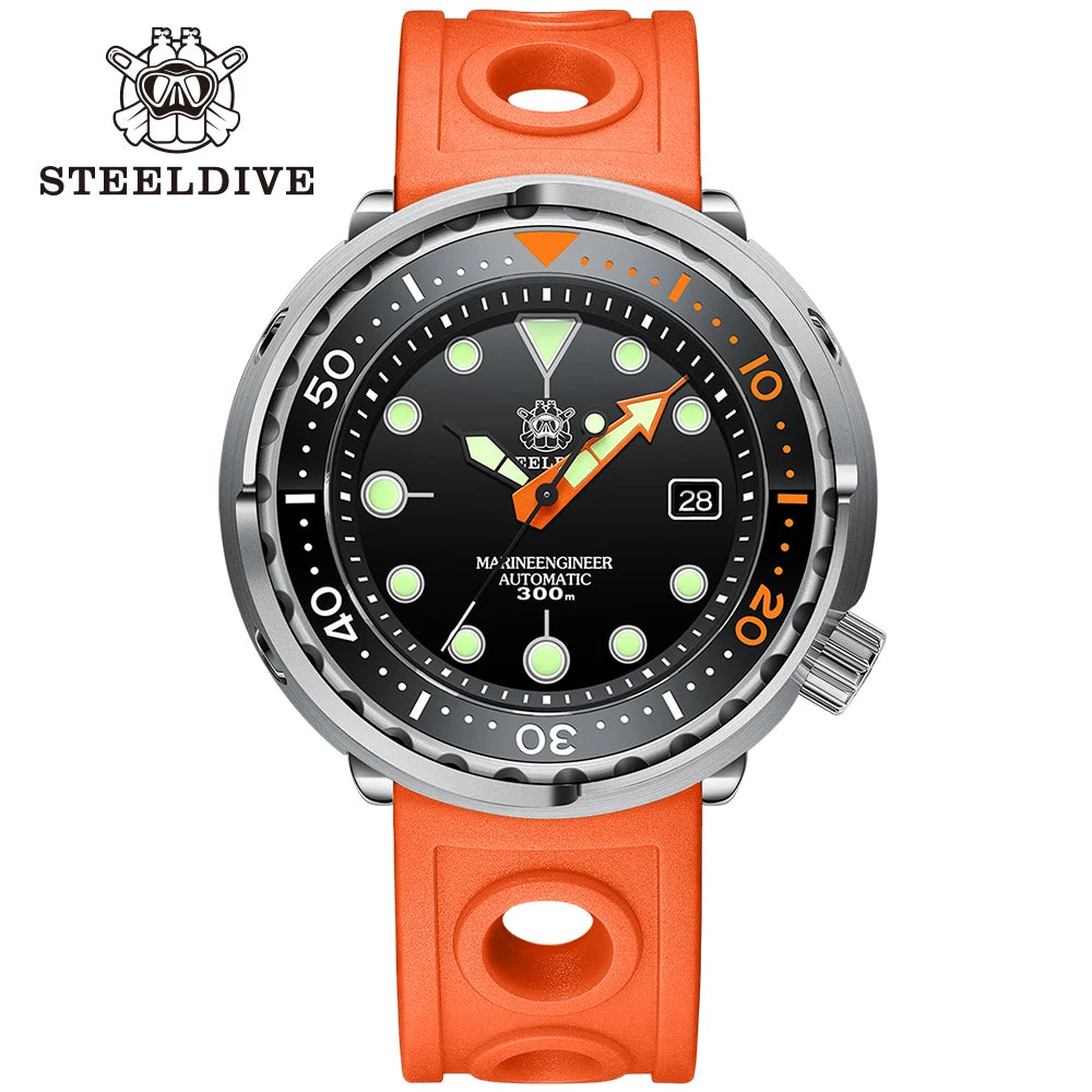 STEELDIVE SD1975C Tuna Can Dive Watch | 300M Waterproof NH35 Movement Ceramic Bezel