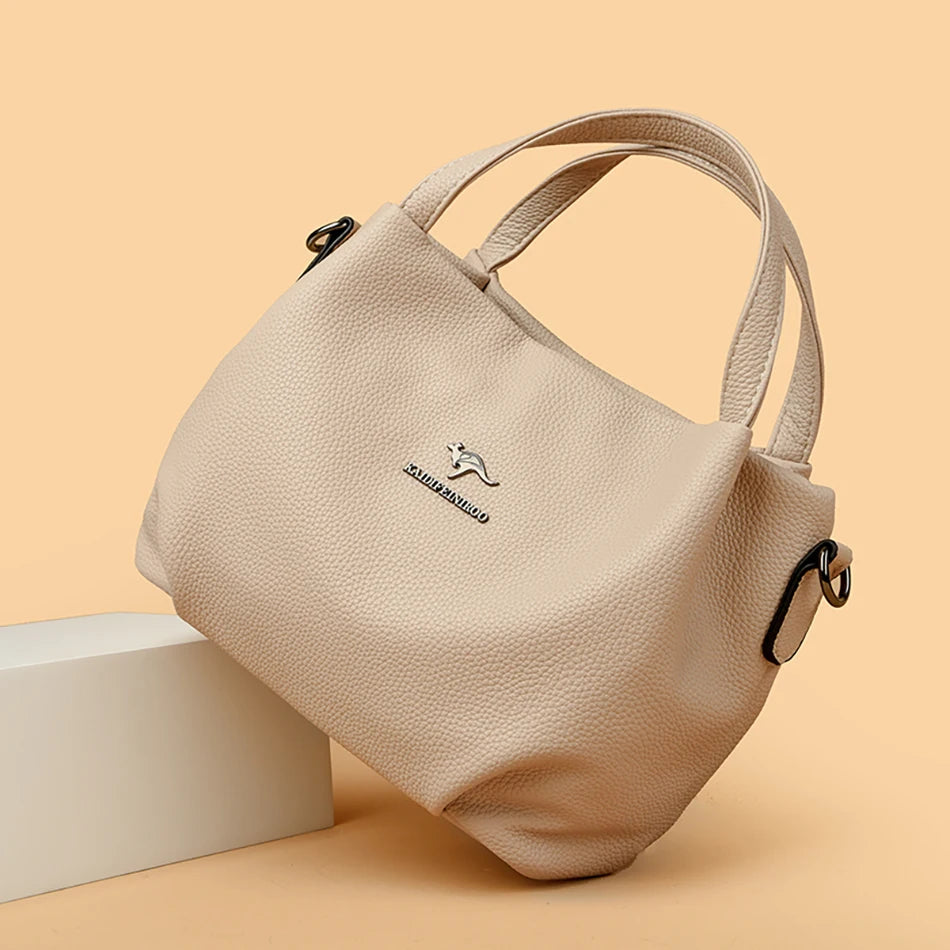 LUYIAIXI Luxury Letter Accent Crossbody Shoulder Tote – High Quality Designer Handbag for Women