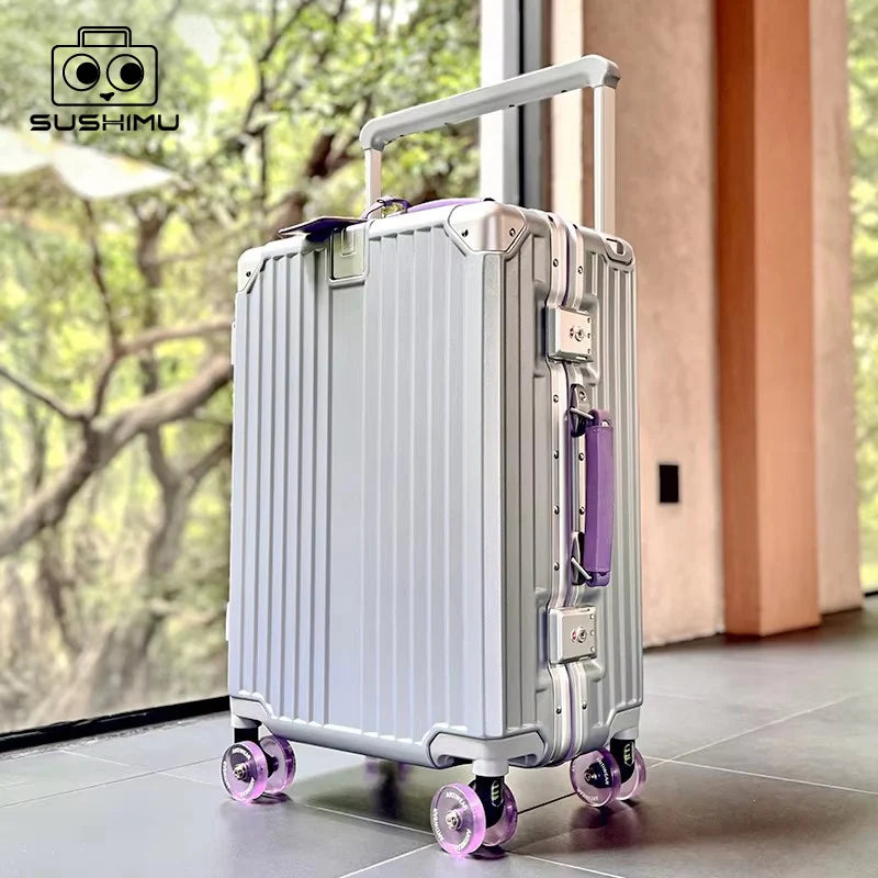Sushimu PC Luggage – Expandable Spinner Suitcase with TSA Lock