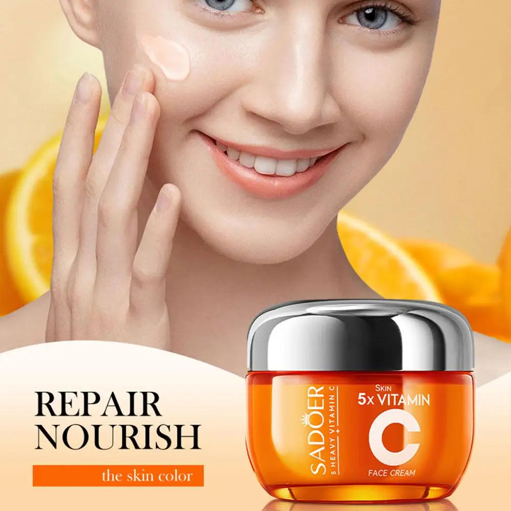 Vitamin C Firming & Lifting Skincare Set – Brightening Serum, Toner & Face Cream