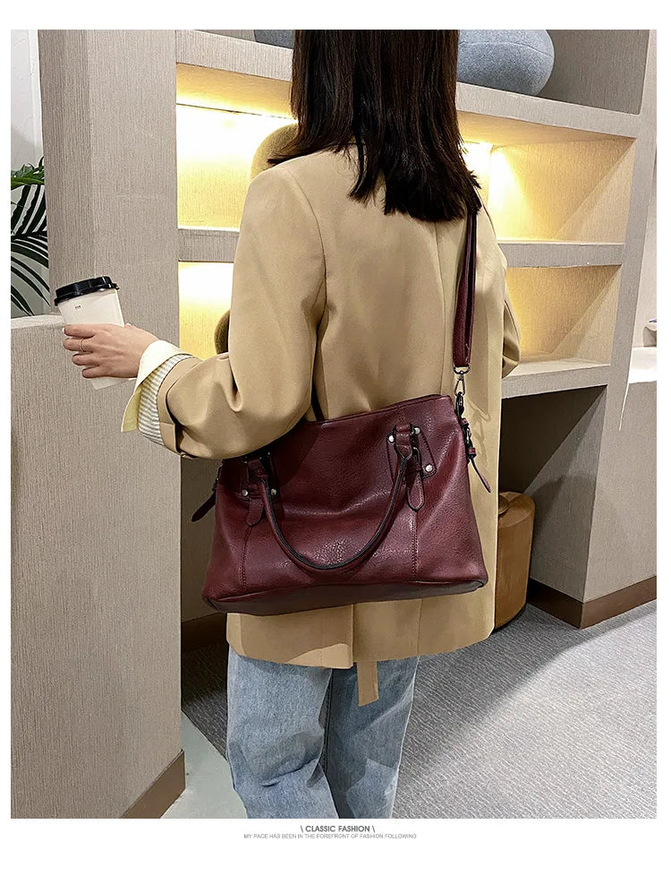Vintage Patent Leather Pillow Shoulder Bag – Luxury Hobo Crossbody Handbag for Women