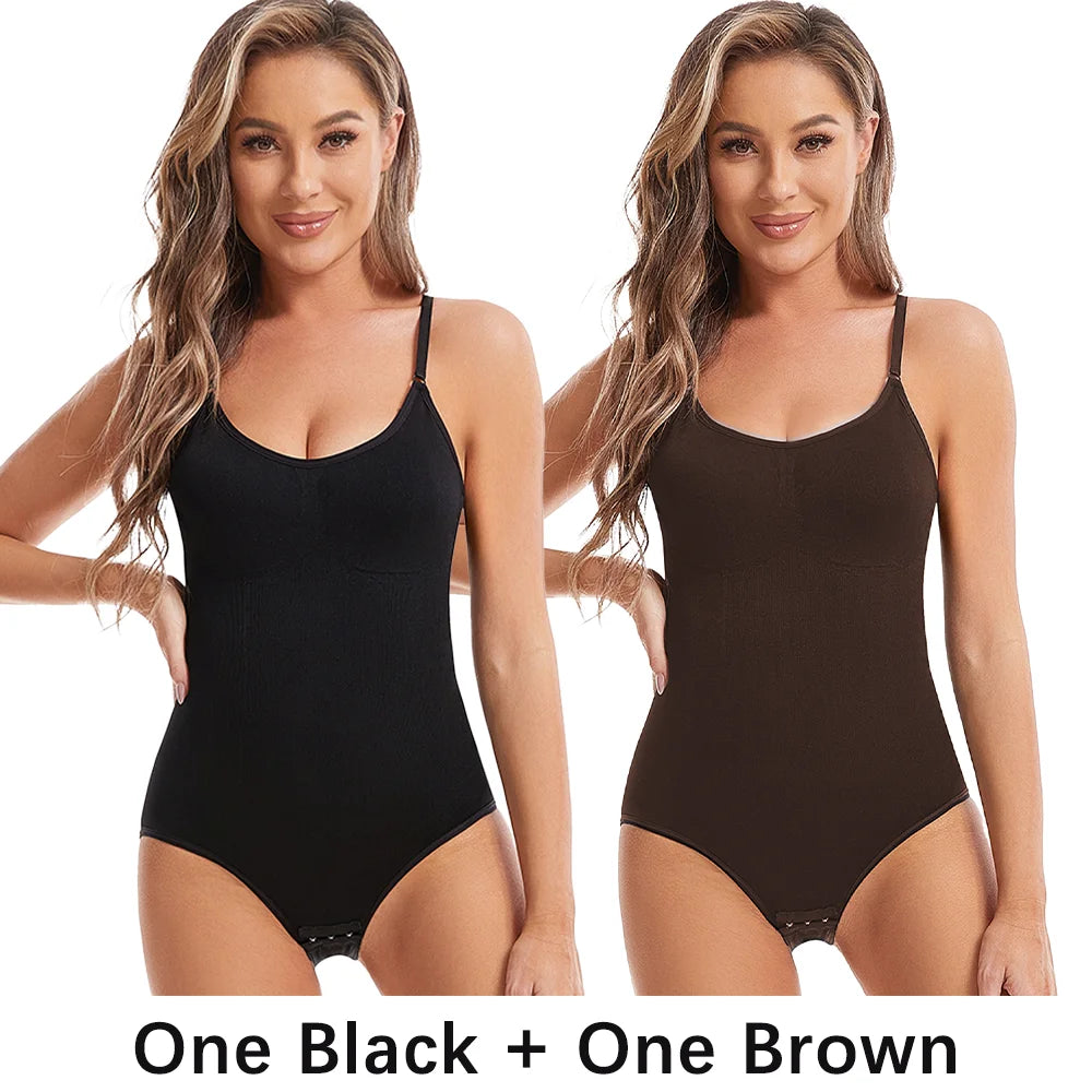 Seamless Slimming Open-Crotch Bodysuit Shapewear — Butt Lifting & Tummy Control