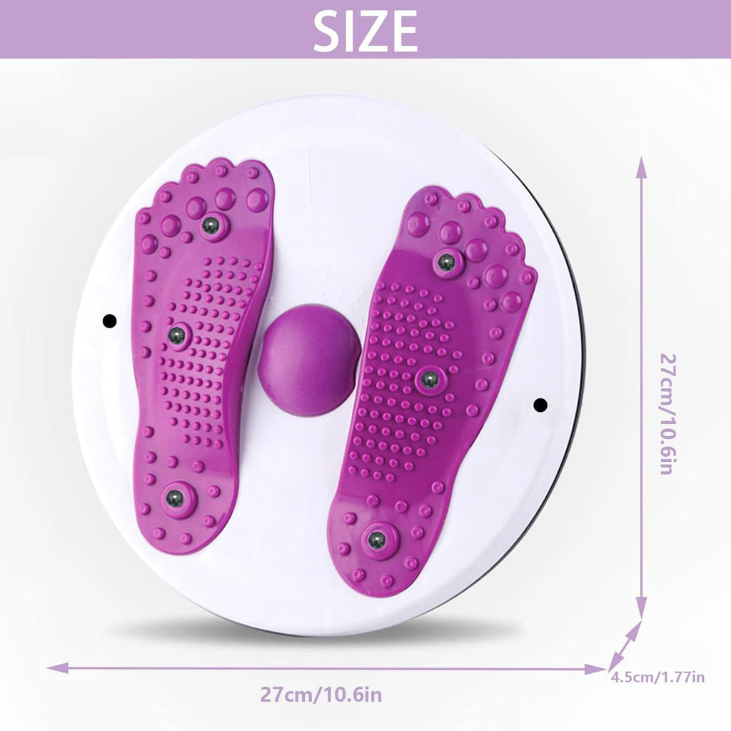 360° Waist Twisting Disc with LCD Counter – Core Twist Board for Weight Loss & Balance Training