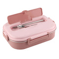 1500ml 4-Compartment Bento Lunch Box – Stainless Steel