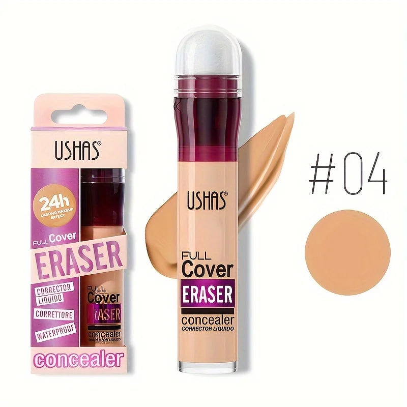 Sponge Tip Concealer & Liquid Foundation — Full Coverage for All Skin Types