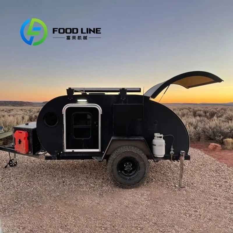 Family Camping Trailer — Large Storage Foldable Utility Cart for RV, Beach & Outdoor