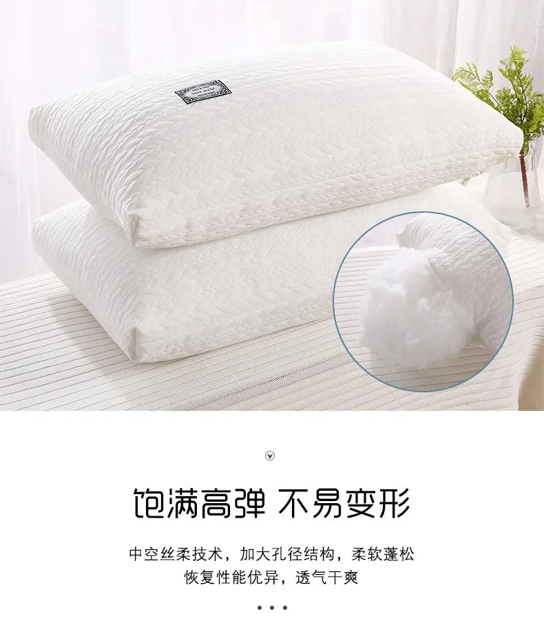 Soft Cervical Support Sleeping Pillow – Hotel Quality, 48x74cm, 600g or 800g Fill